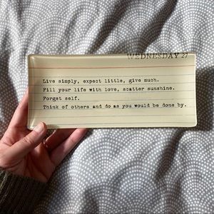 Glass Jewelry & Accessory Tray